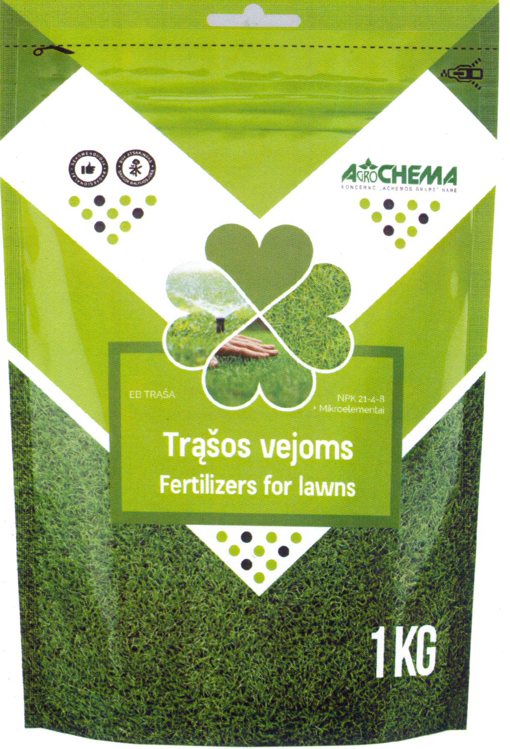 Prekės ženklas: AGROCHEMA Trąšos vejoms Fertilizers for lawns